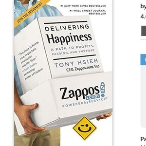 Delivering Happiness By Tony Hsieh Hardcover book